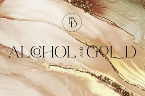 Alcohol & Gold Backgrounds