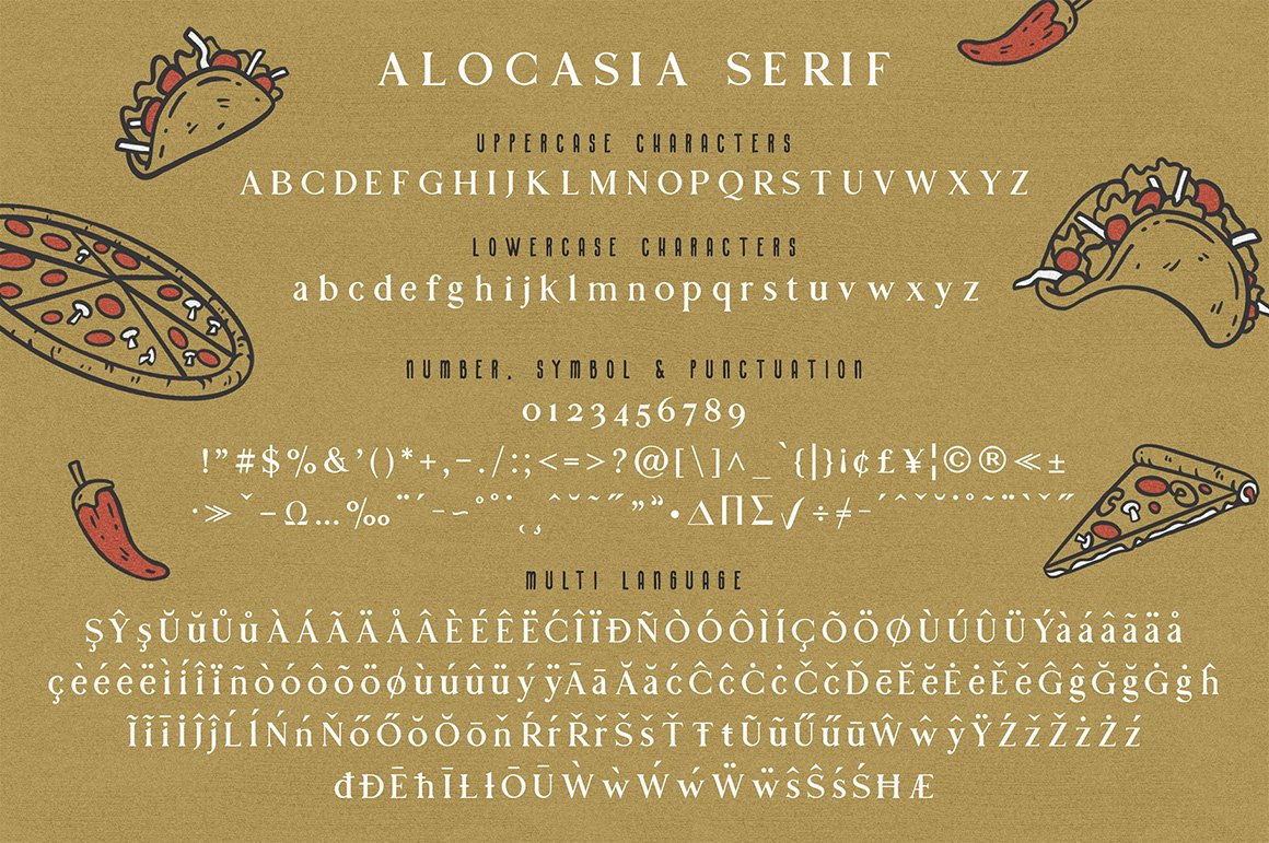 Alocasia - Trio Font Combination