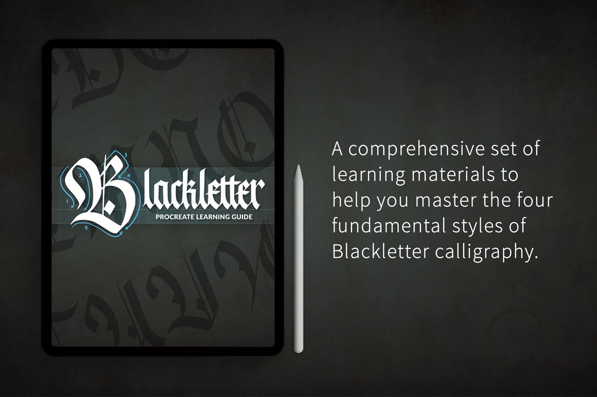 Blackletter Procreate Learning Guide