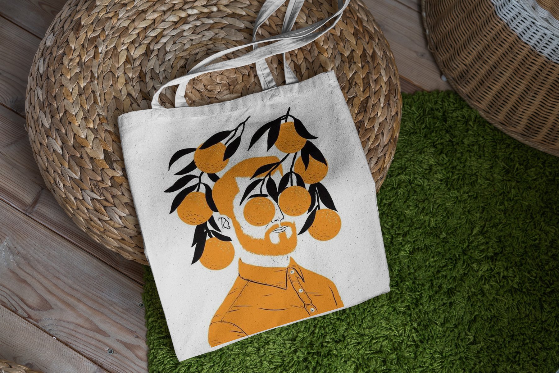 Canvas Tote Bag Mock-Up Lifestyle