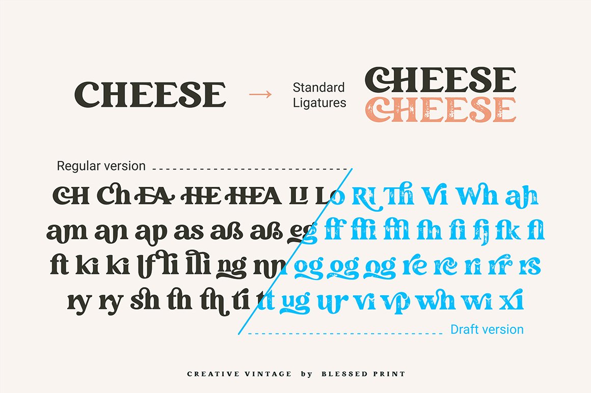Creative Vintage Serif and Script Fonts
