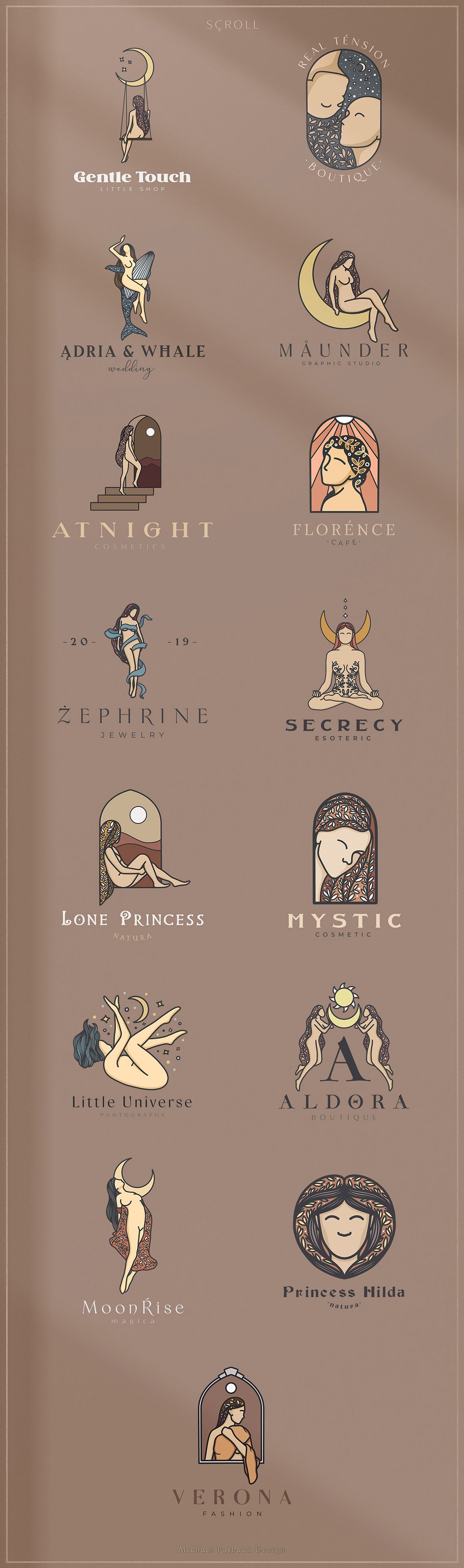 Feminine Logos and Illustrations