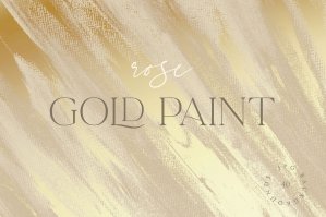 Gold Paint Textures - Rose