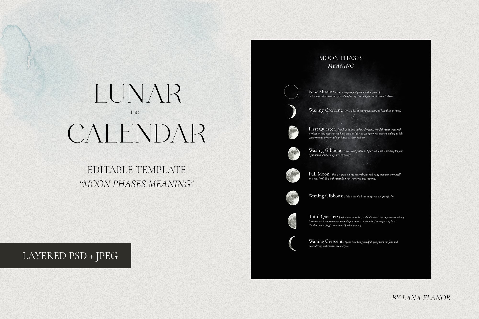 Lunar Calendar 2021 Ethereal Edition