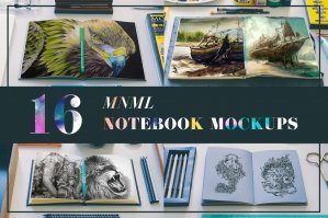 MNML Notebooks Mockups