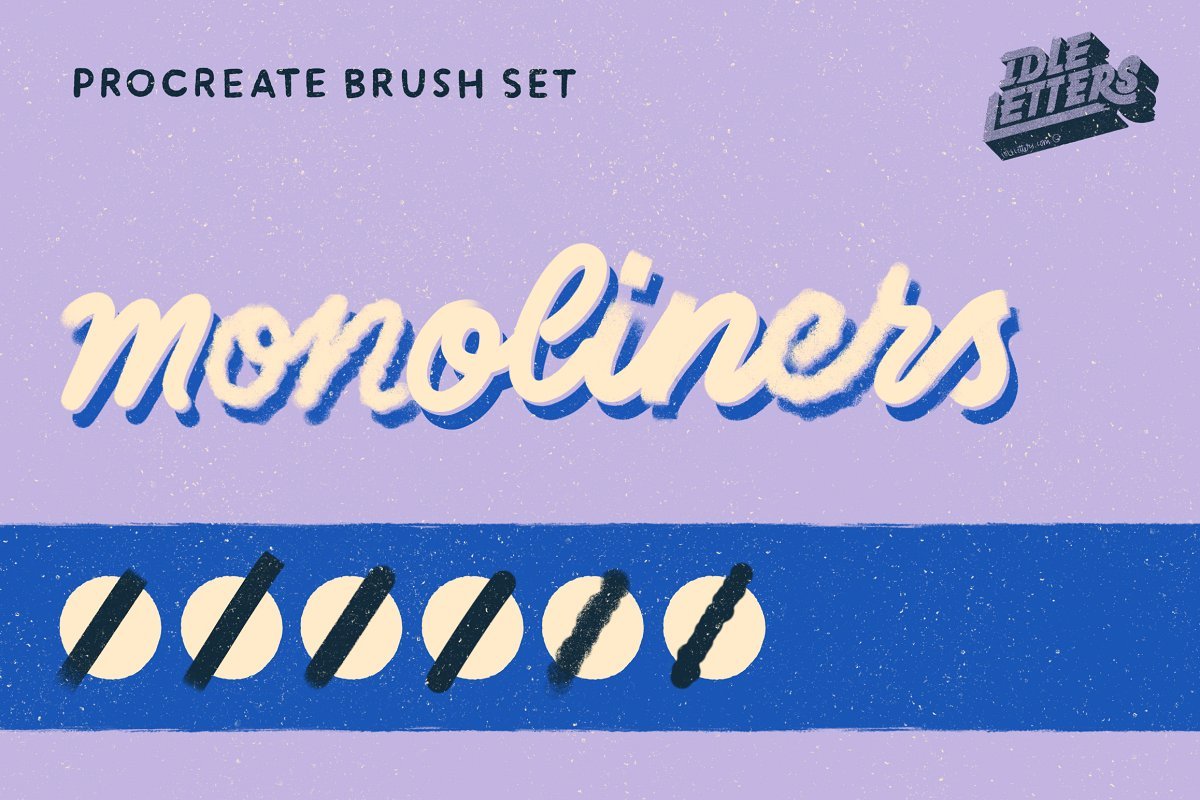 Monoliners Procreate Brush Set