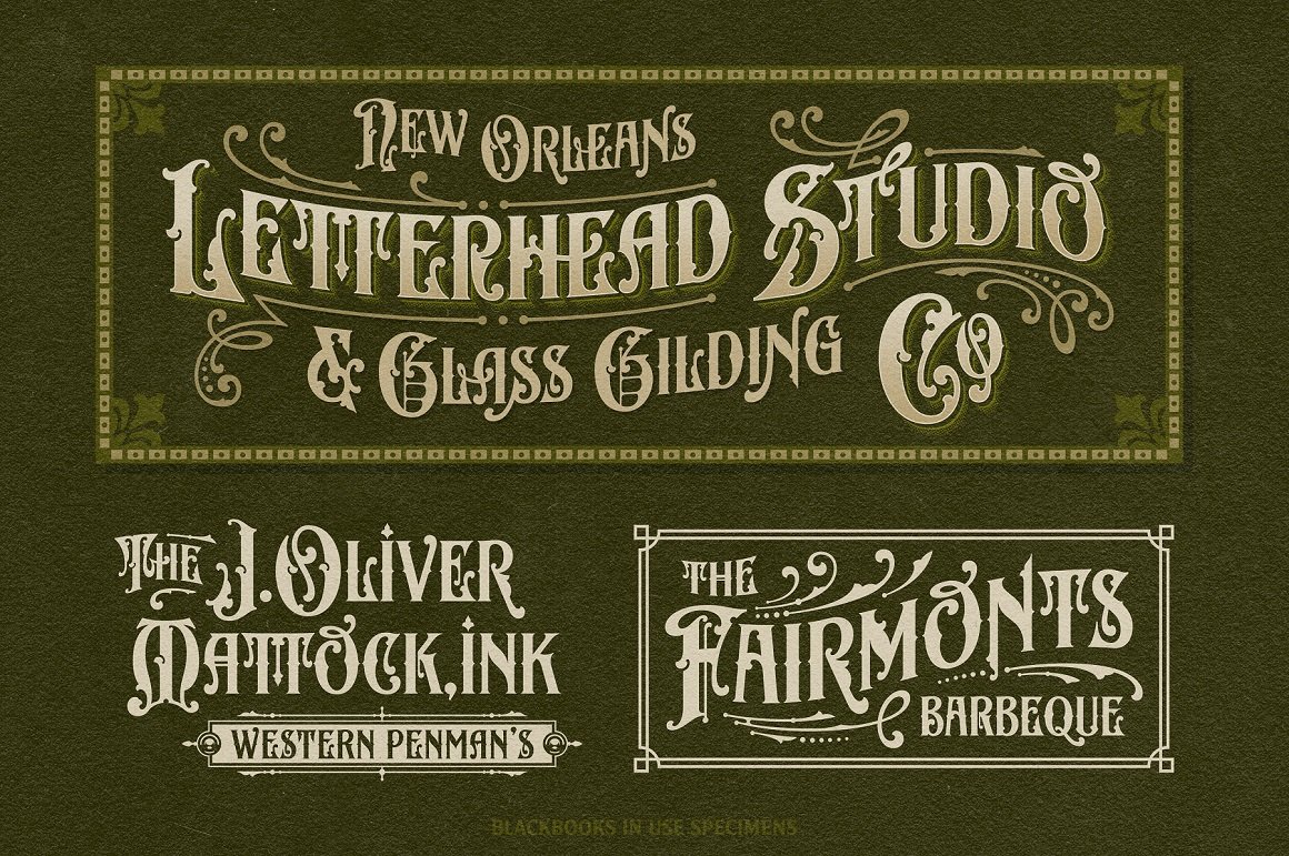 NS Blackbooks Victorian Font - Design Cuts