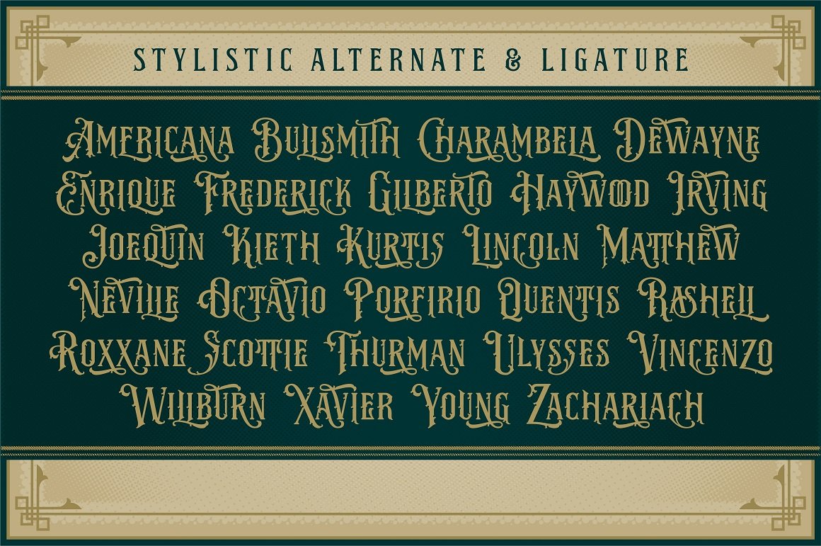 NS Emhericans Vintage Pairing Fonts
