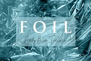 Navy Blue Foil Textures