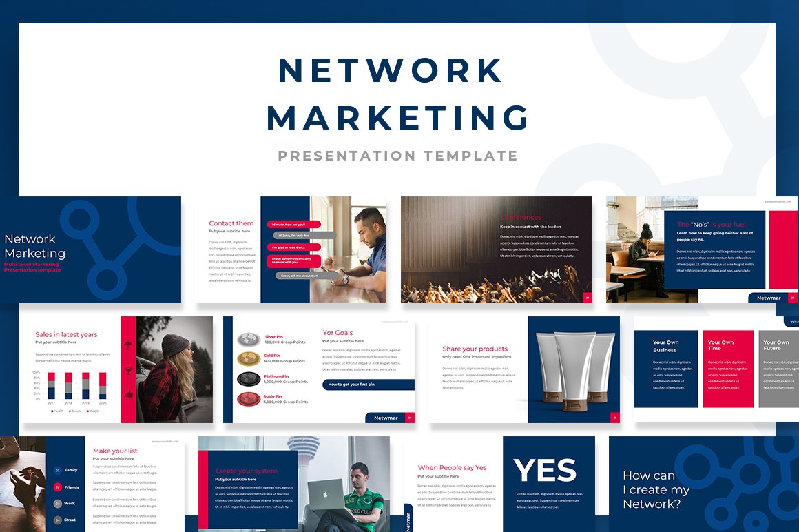 Network Marketing Powerpoint Template