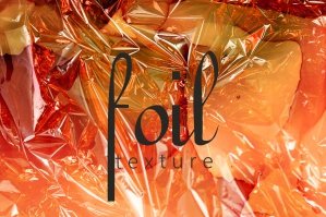 Orange & Red Foil Textures