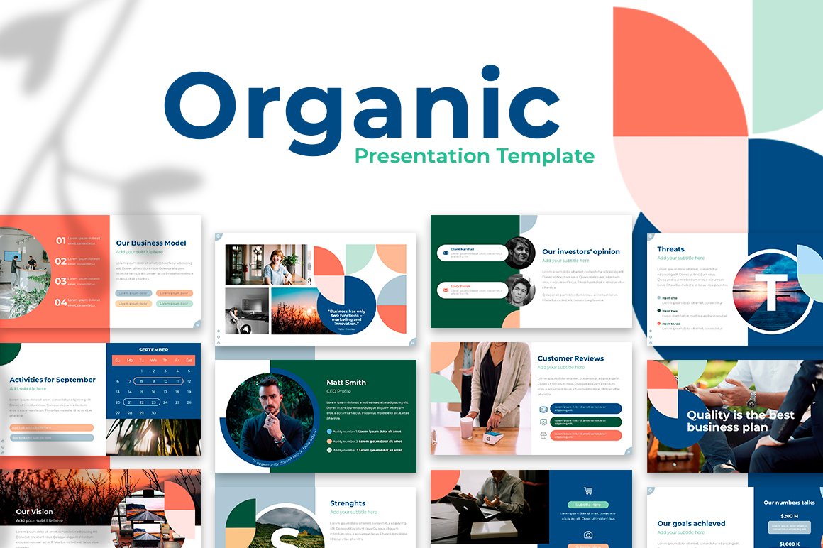 Organic Powerpoint Template