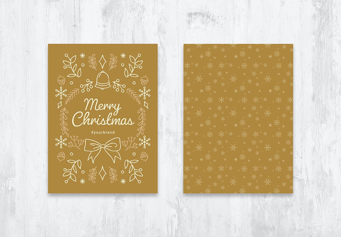 Ornate Christmas Card & Flyer Templates