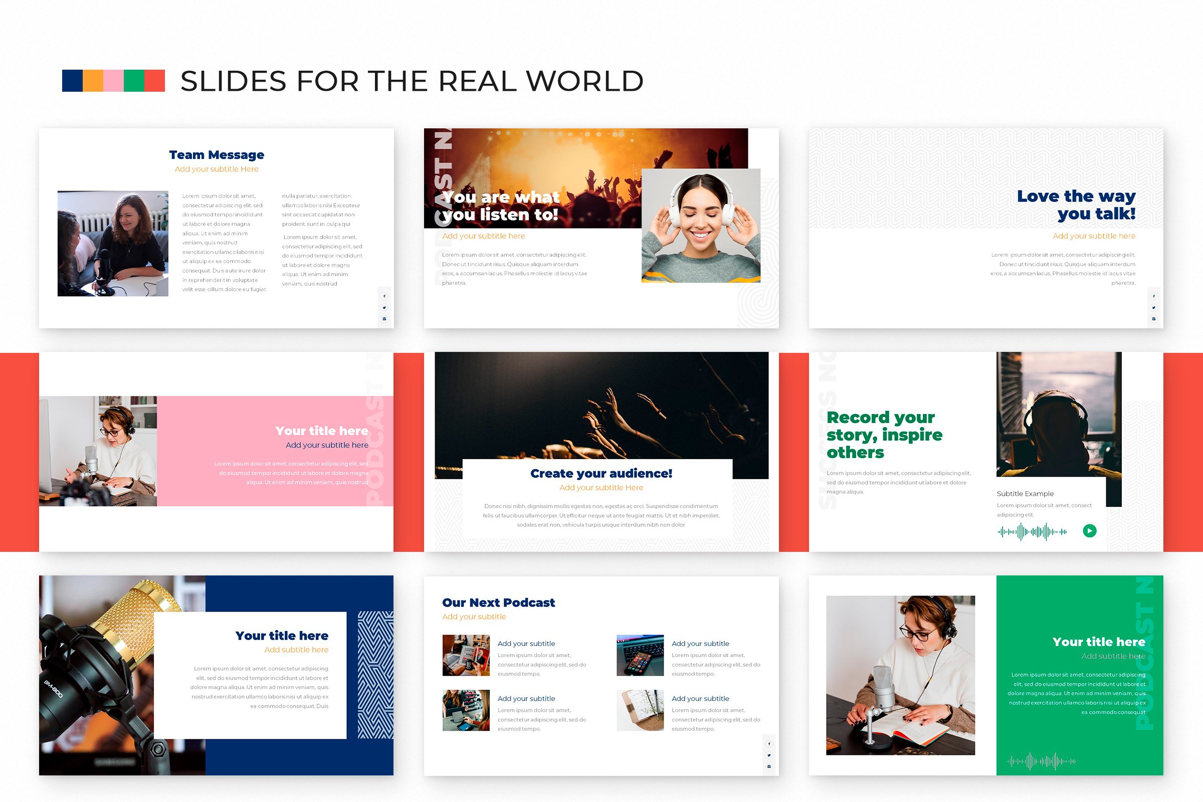 Podcast Powerpoint Template
