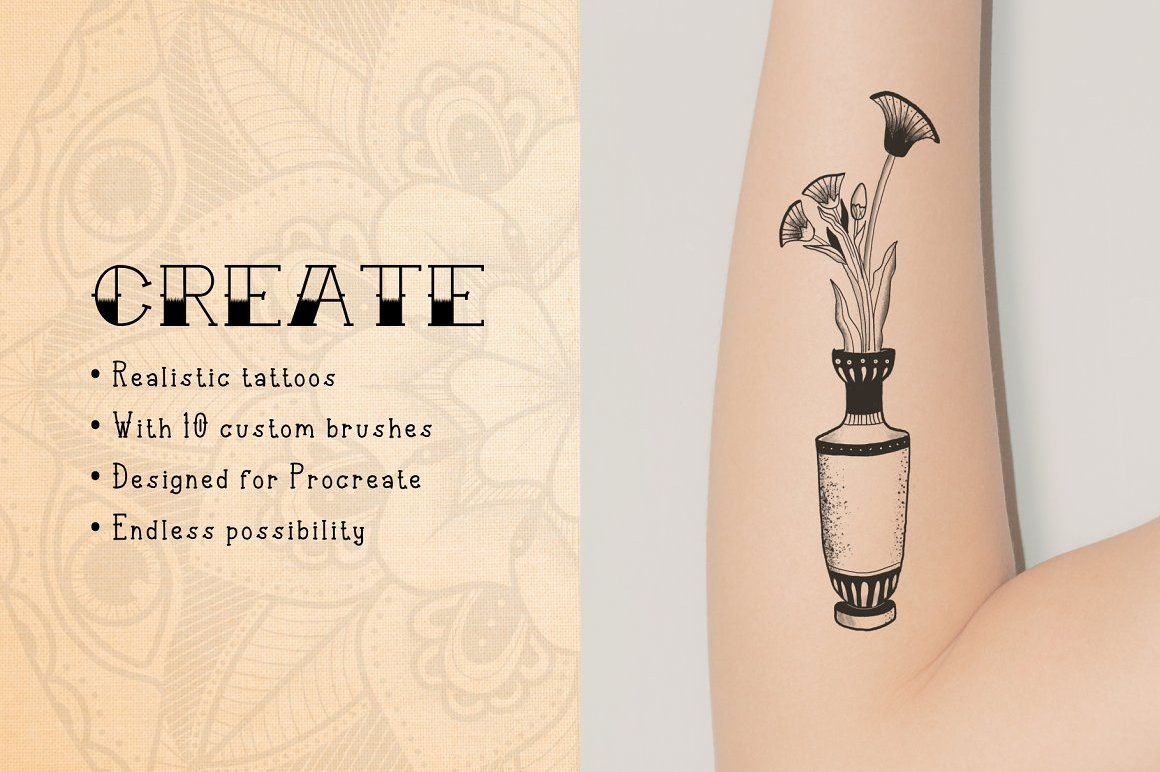 Procreate Inks Tattoo Brushes
