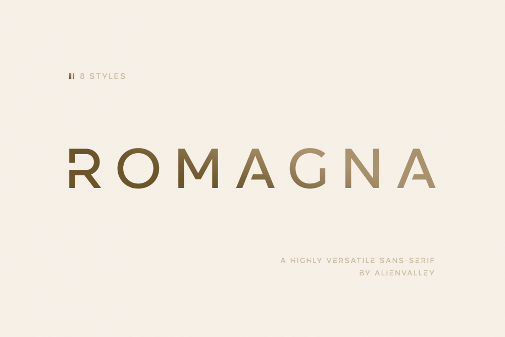 Romagna – Versatile Sans Serif