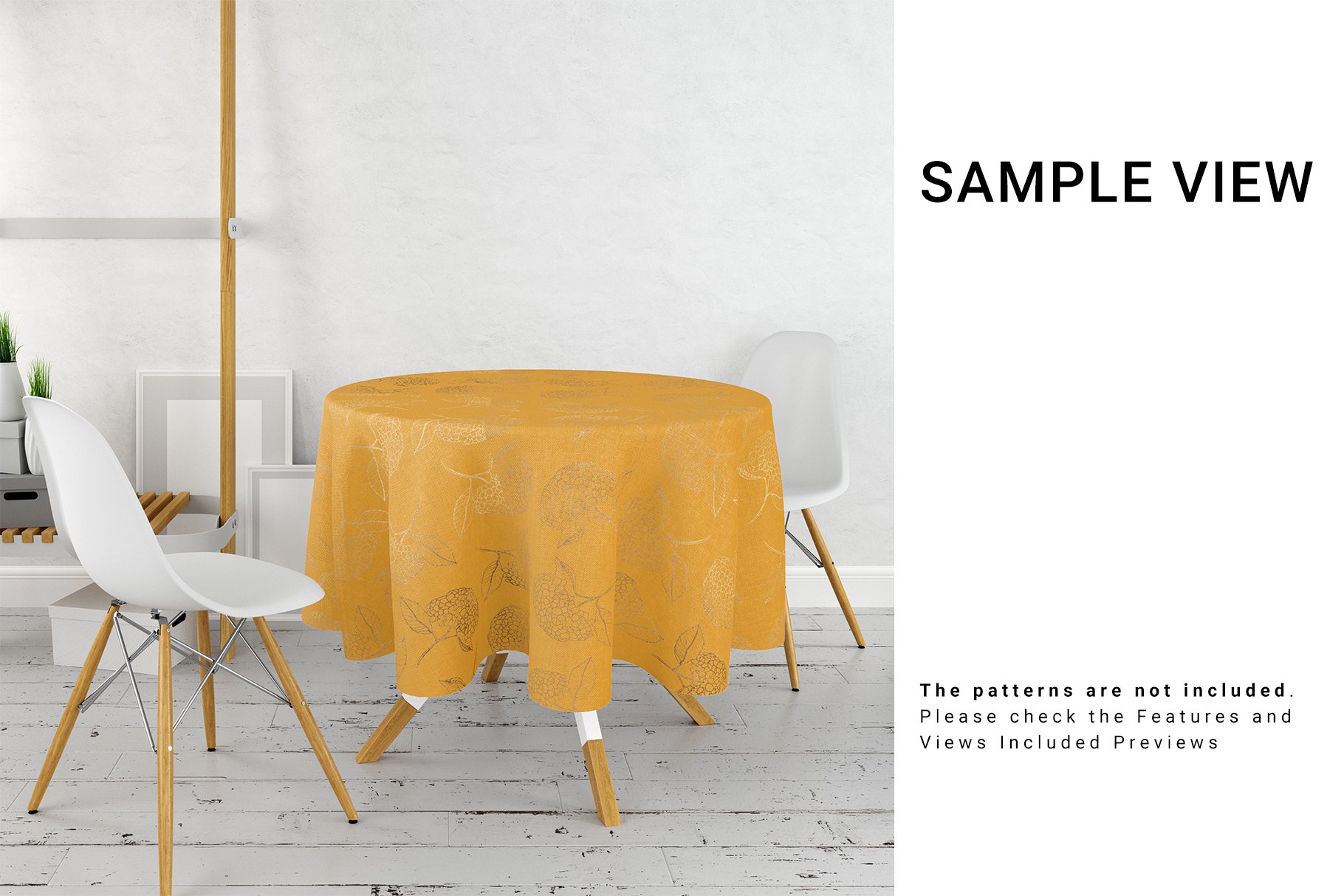 Round Tablecloth Mockup 2