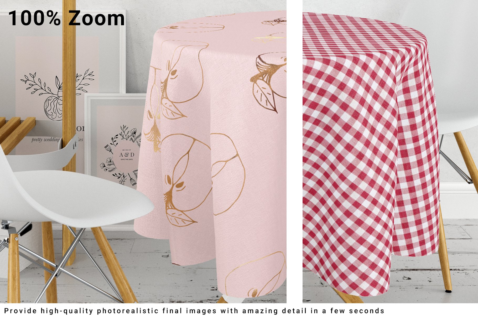 Round Tablecloth Mockup 2