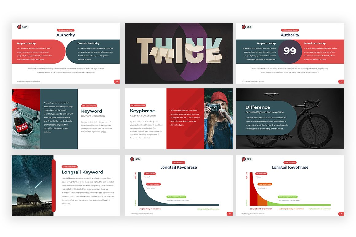 SEO Strategy Powerpoint Template