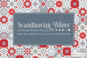 Scandinavian Winter Christmas Patterns