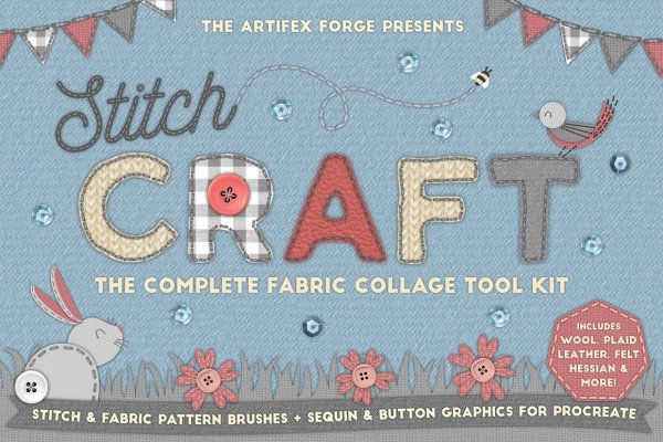 Fabrics Procreate Brush Set (325881)