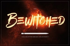 The Bewitched Blackletter Brush Collection