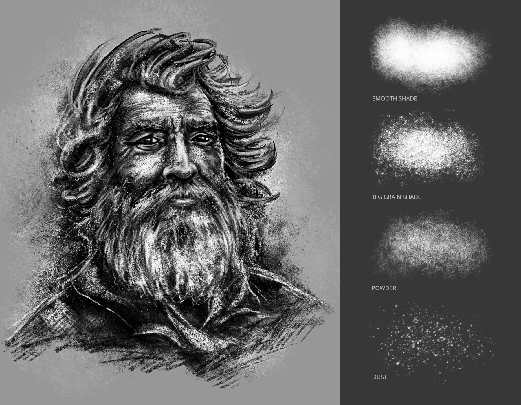 Ultimate Brush Toolbox - Charcoal Brushes