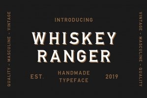 Whiskey Ranger - Vintage Font