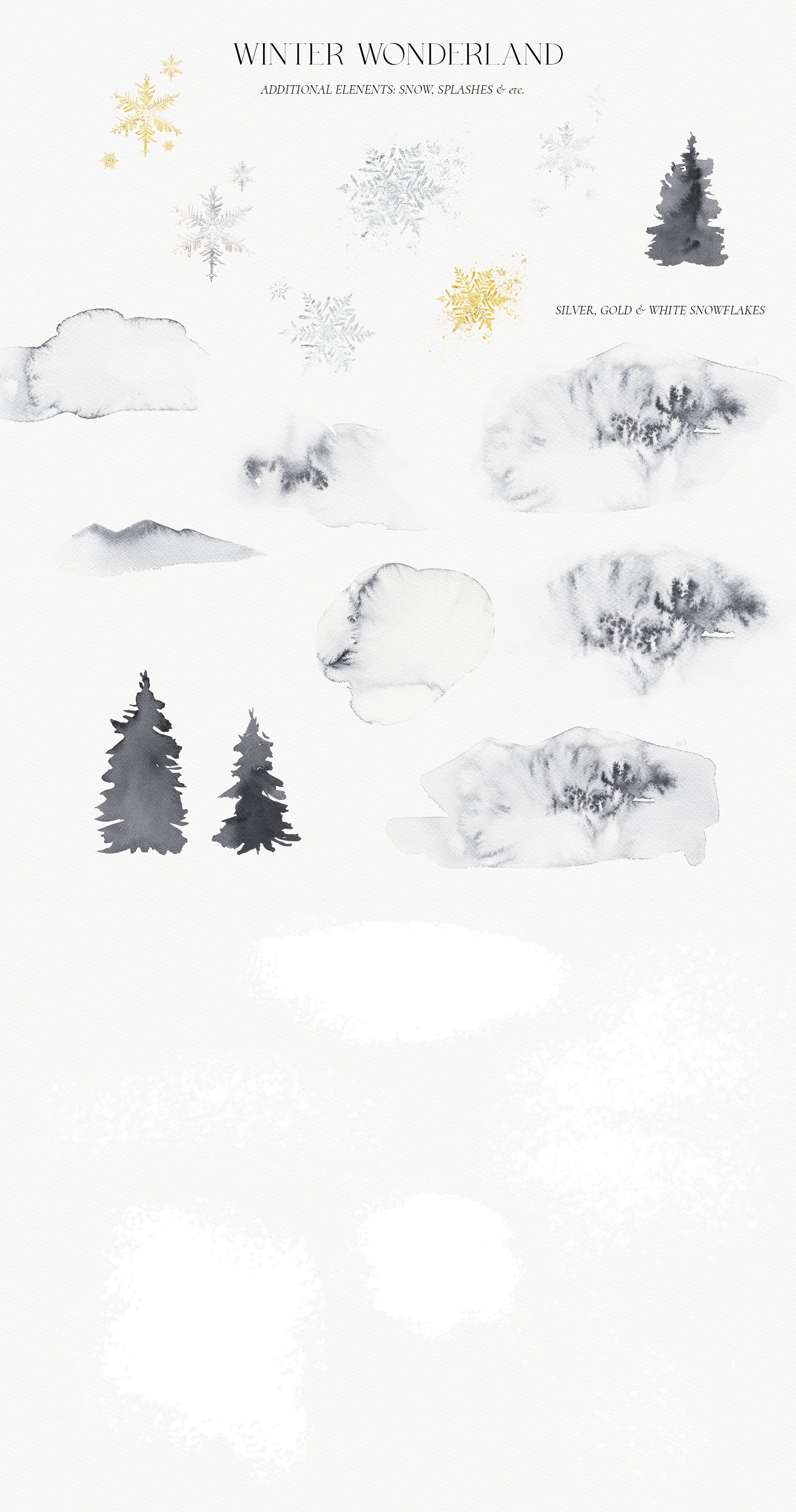 Winter Wonderland - Christmas Watercolor Set