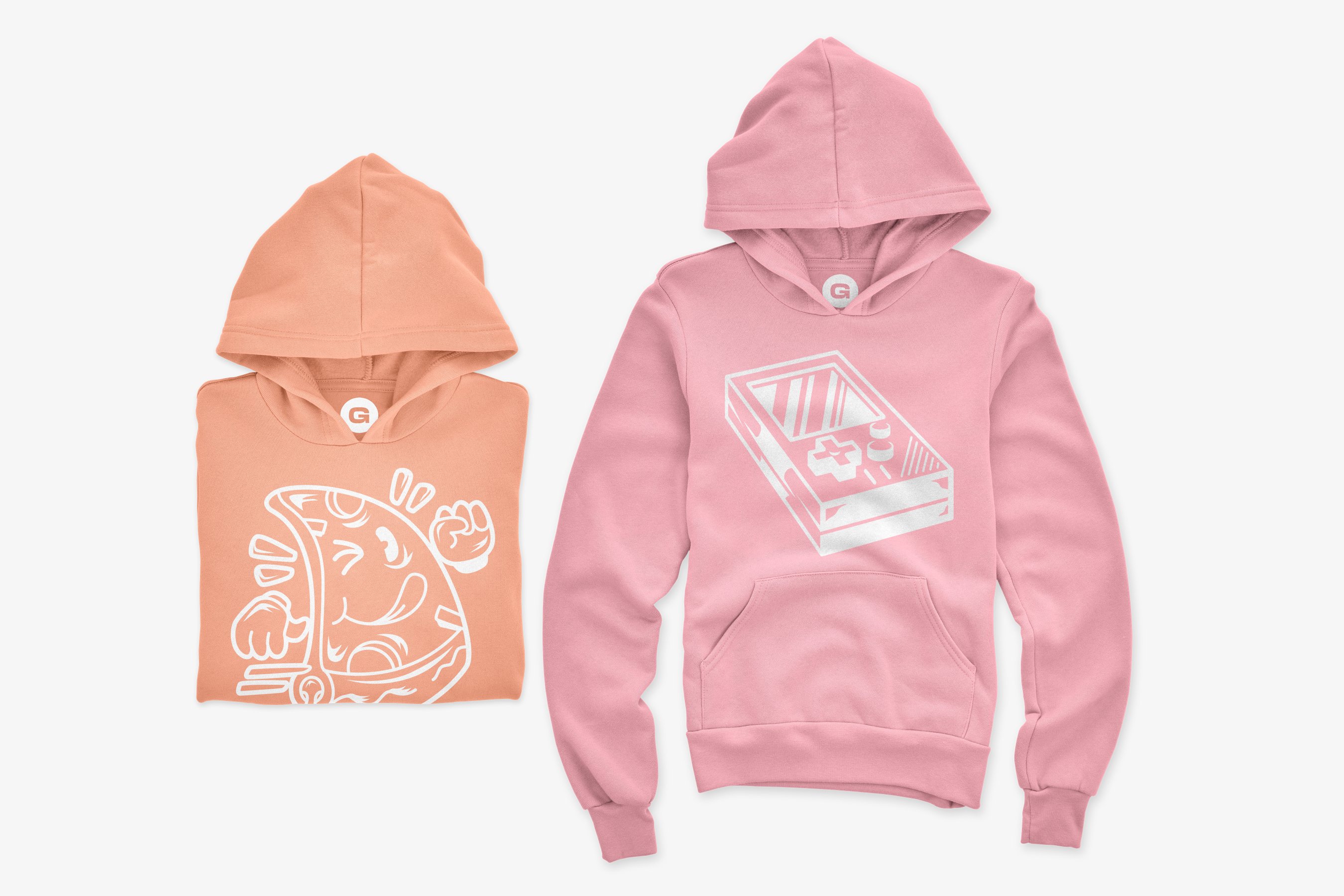 Bella Canvas Youth Pullover Mockups
