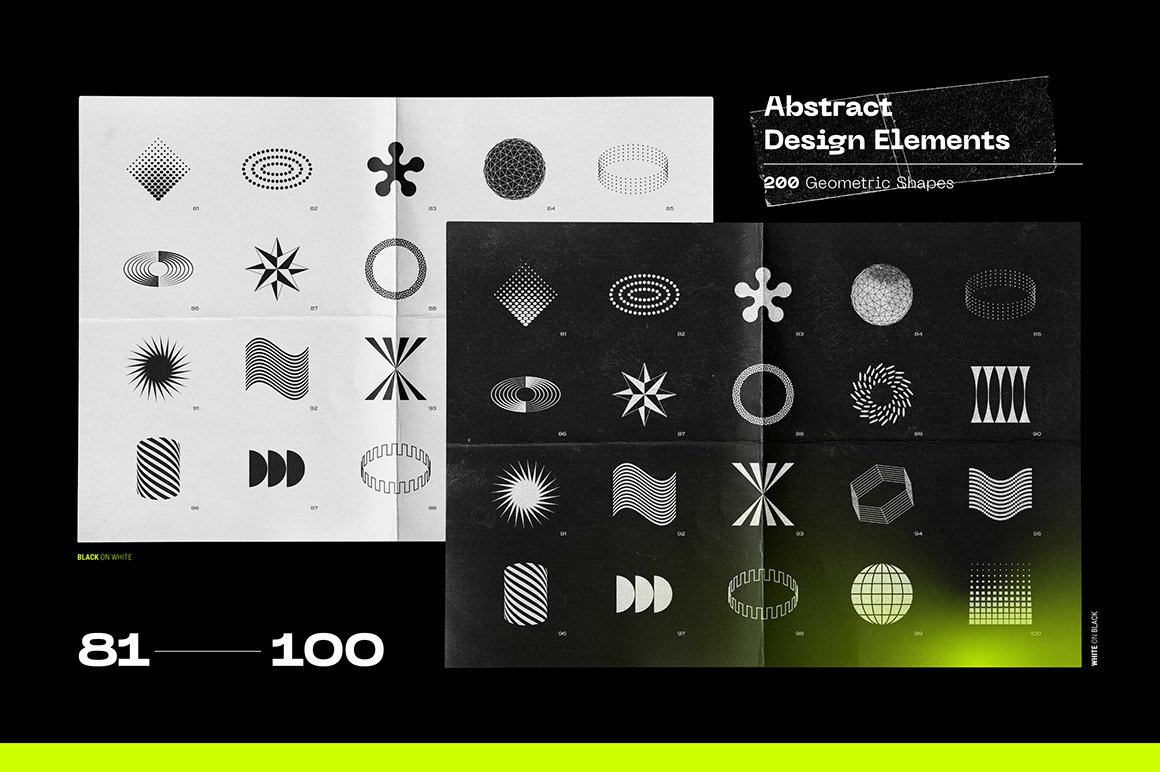 Abstract Design Elements Collection