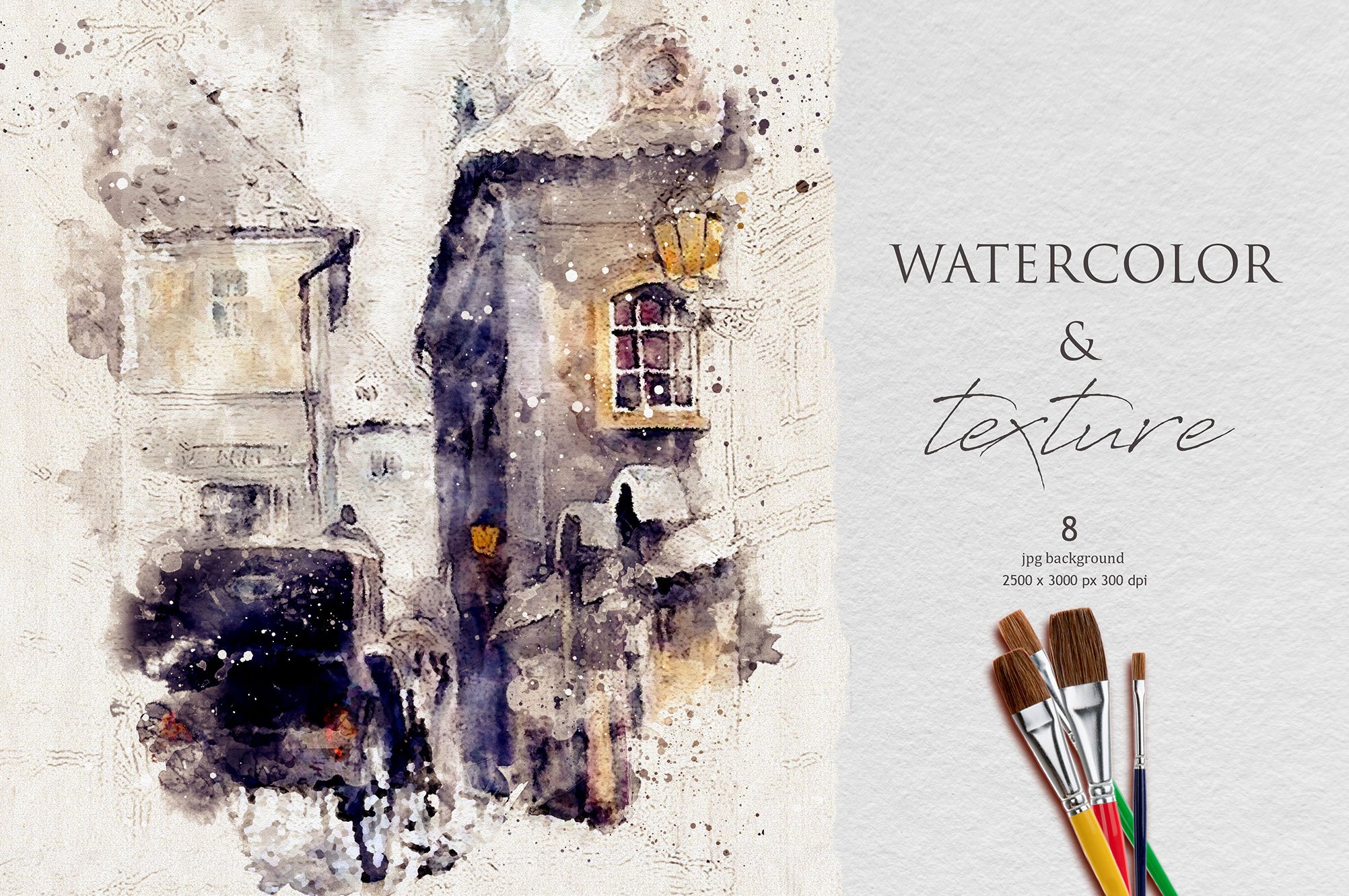 Abstract Watercolor Collection