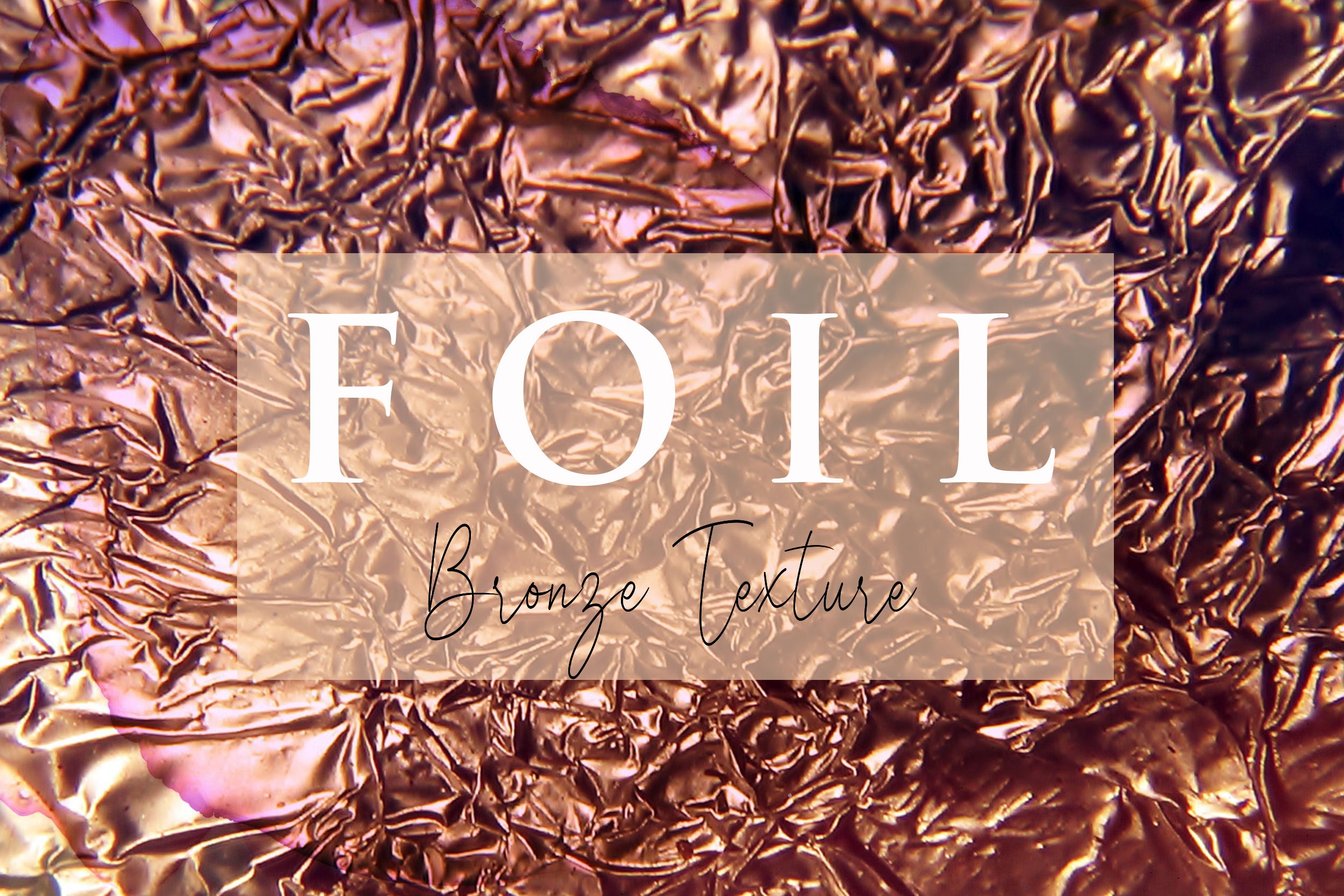 Bronze & Glitter Foil Textures