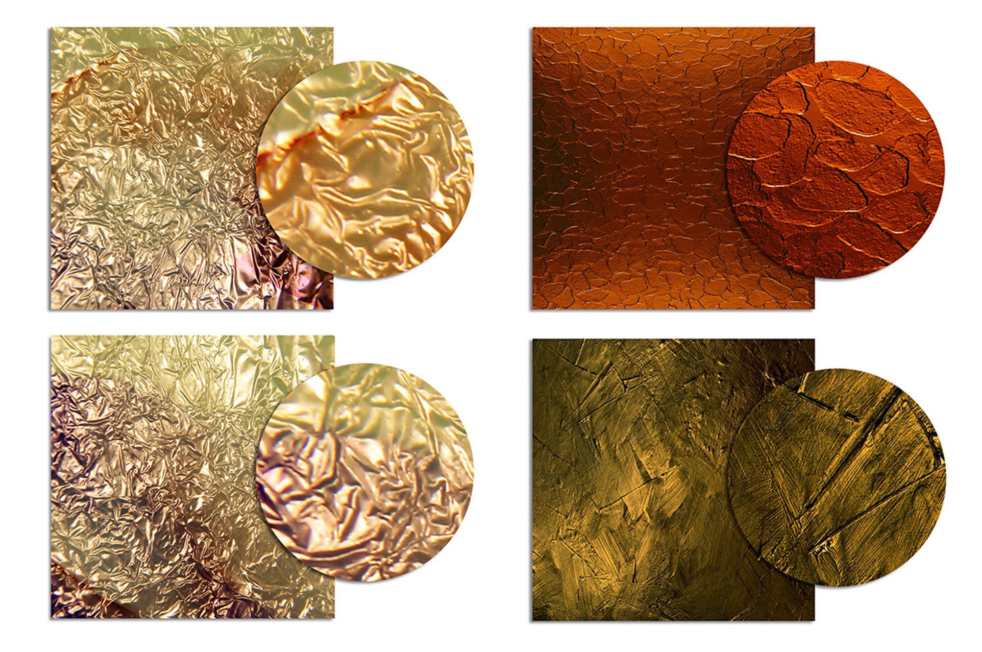 Bronze & Glitter Foil Textures