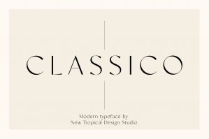 Classico - Modern Serif Font