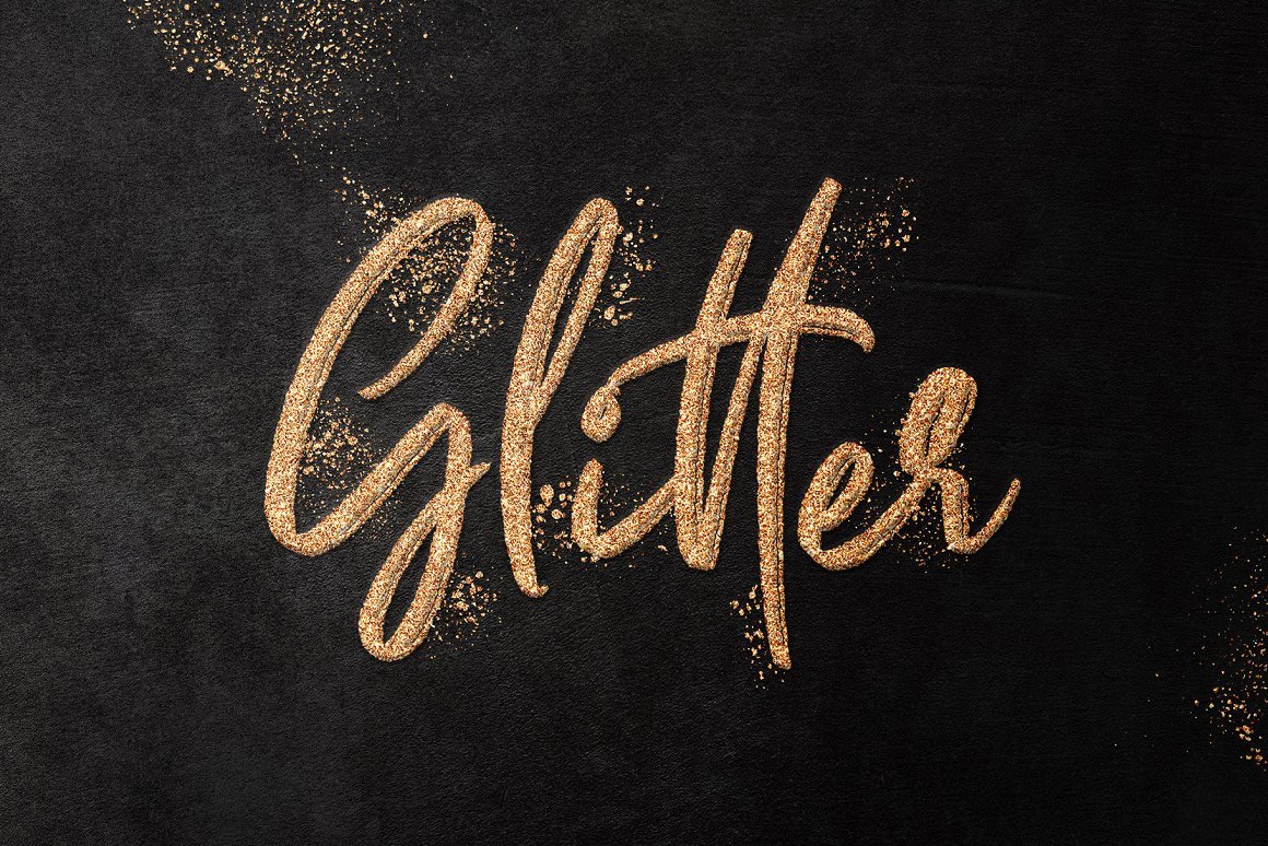 Fancy Glitter Text Effect