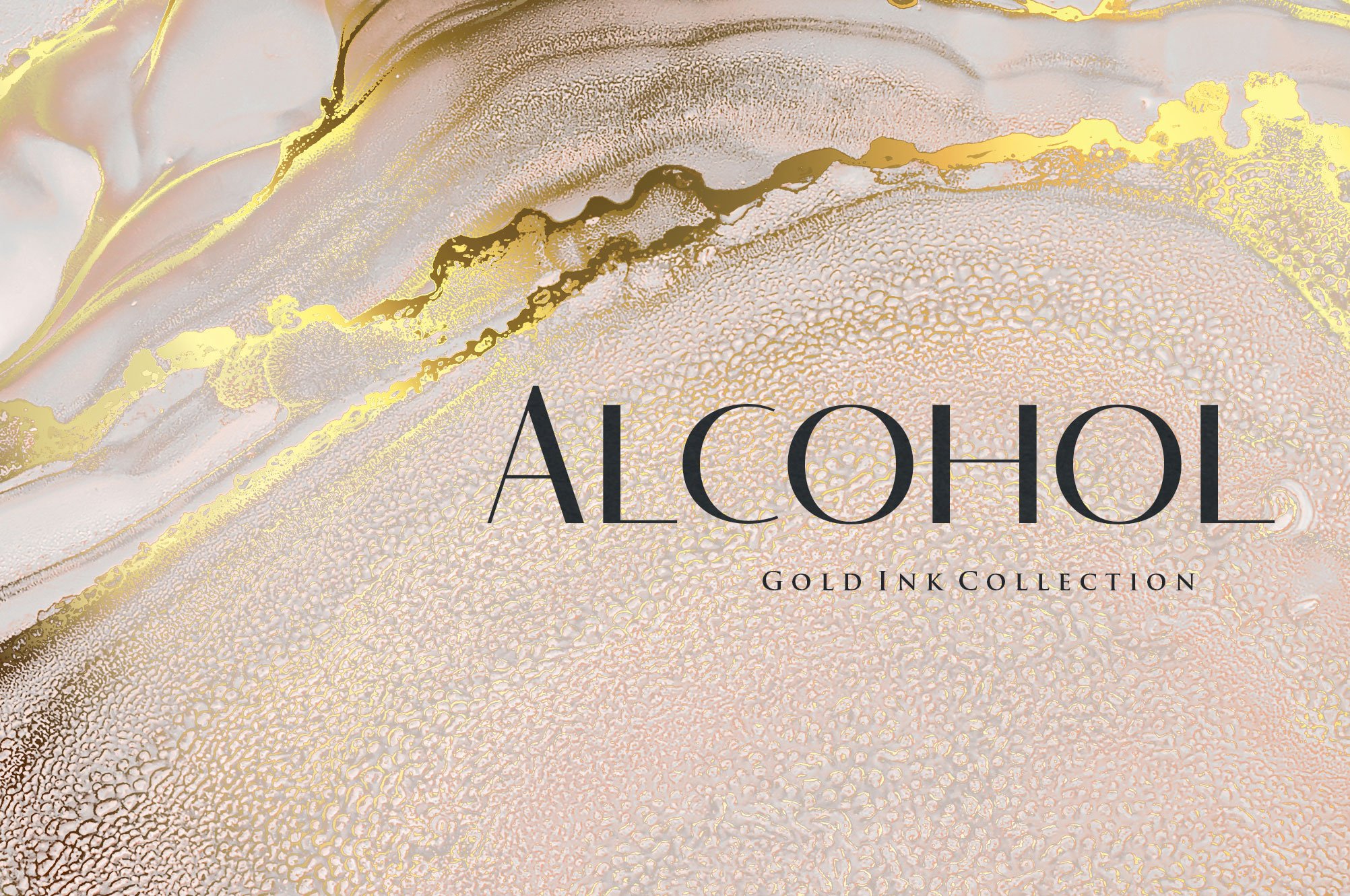 Gold Alcohol Ink Backgrounds 1