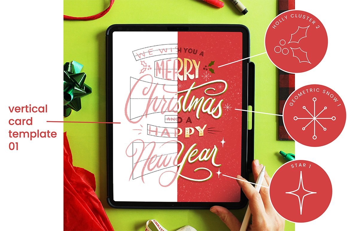 Hand Lettering for the Holidays - DIY Card Kit