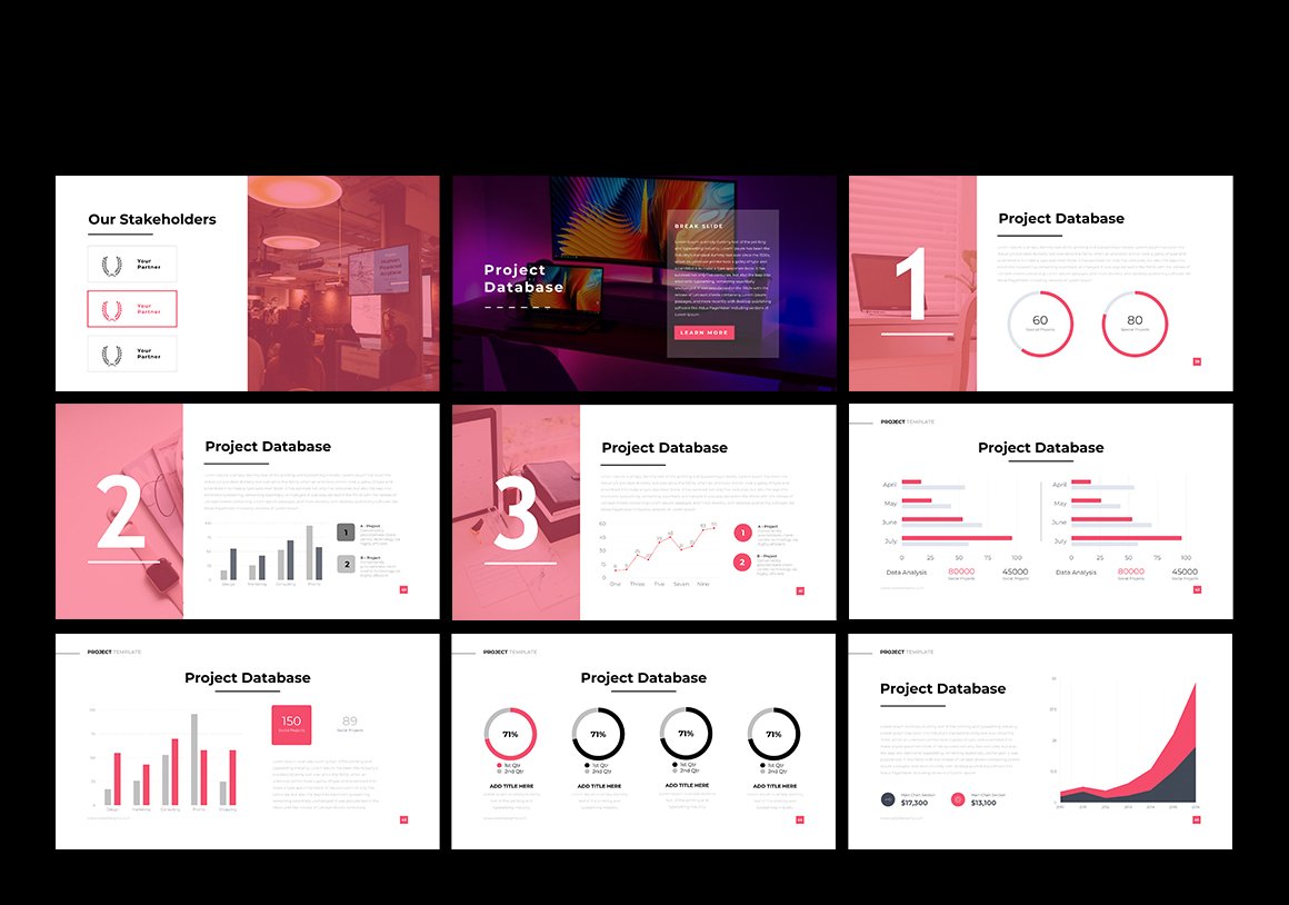 Ikon Business & Project Powerpoint Template