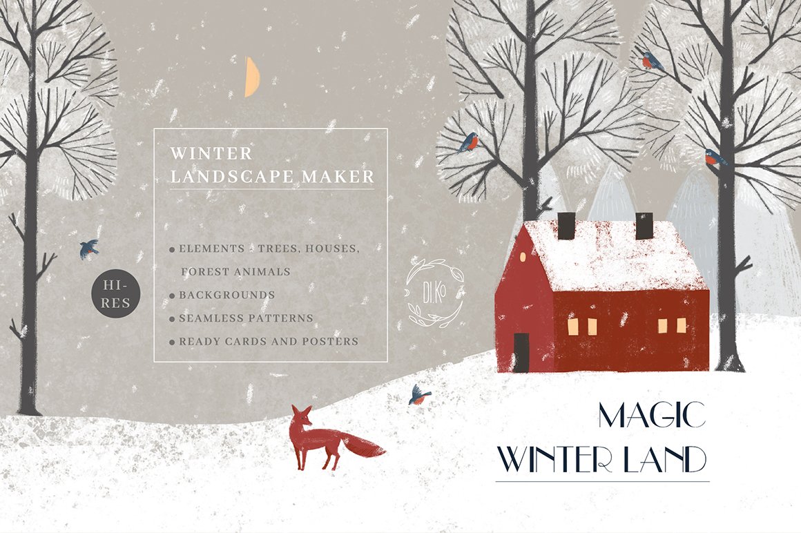 Magic Winter Land - Landscape Maker
