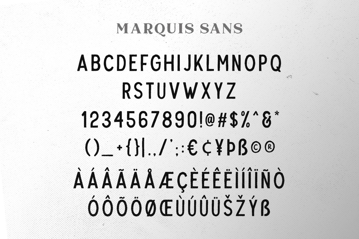 Marquis - Organic Font Duo