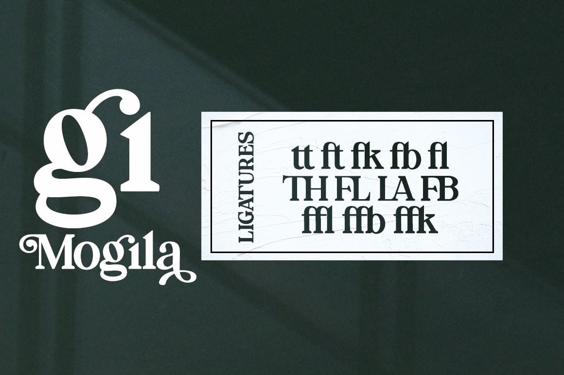 Mogila Display Font