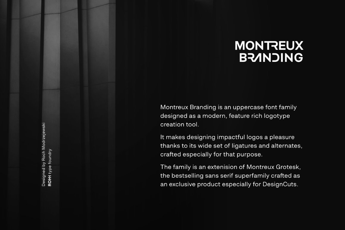 Montreux Branding - Logo Creator Typeface