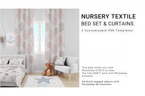 Nursery Textile - Bedding Curtains & Pillows