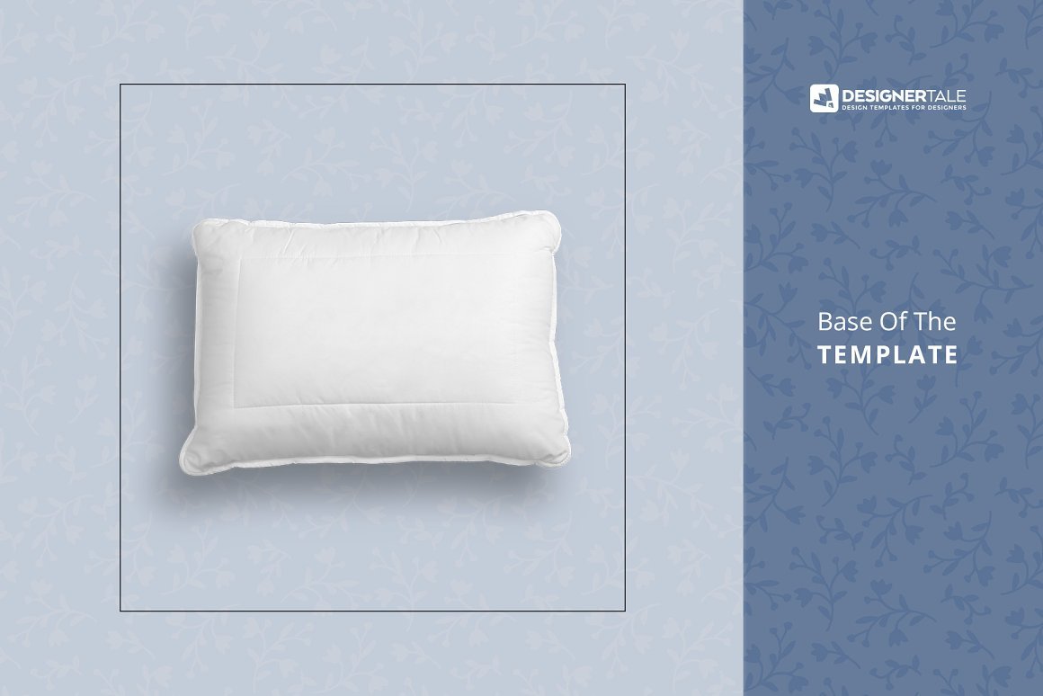 Soft Bed Pillow Mockup