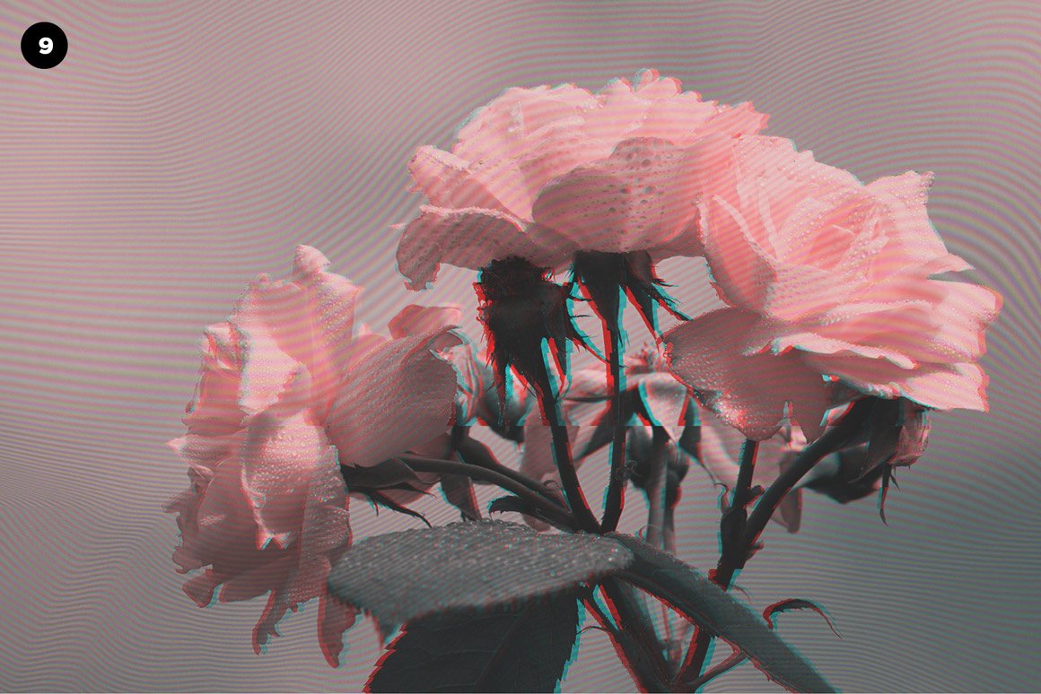 VHS Glitch Effects for Photoshop