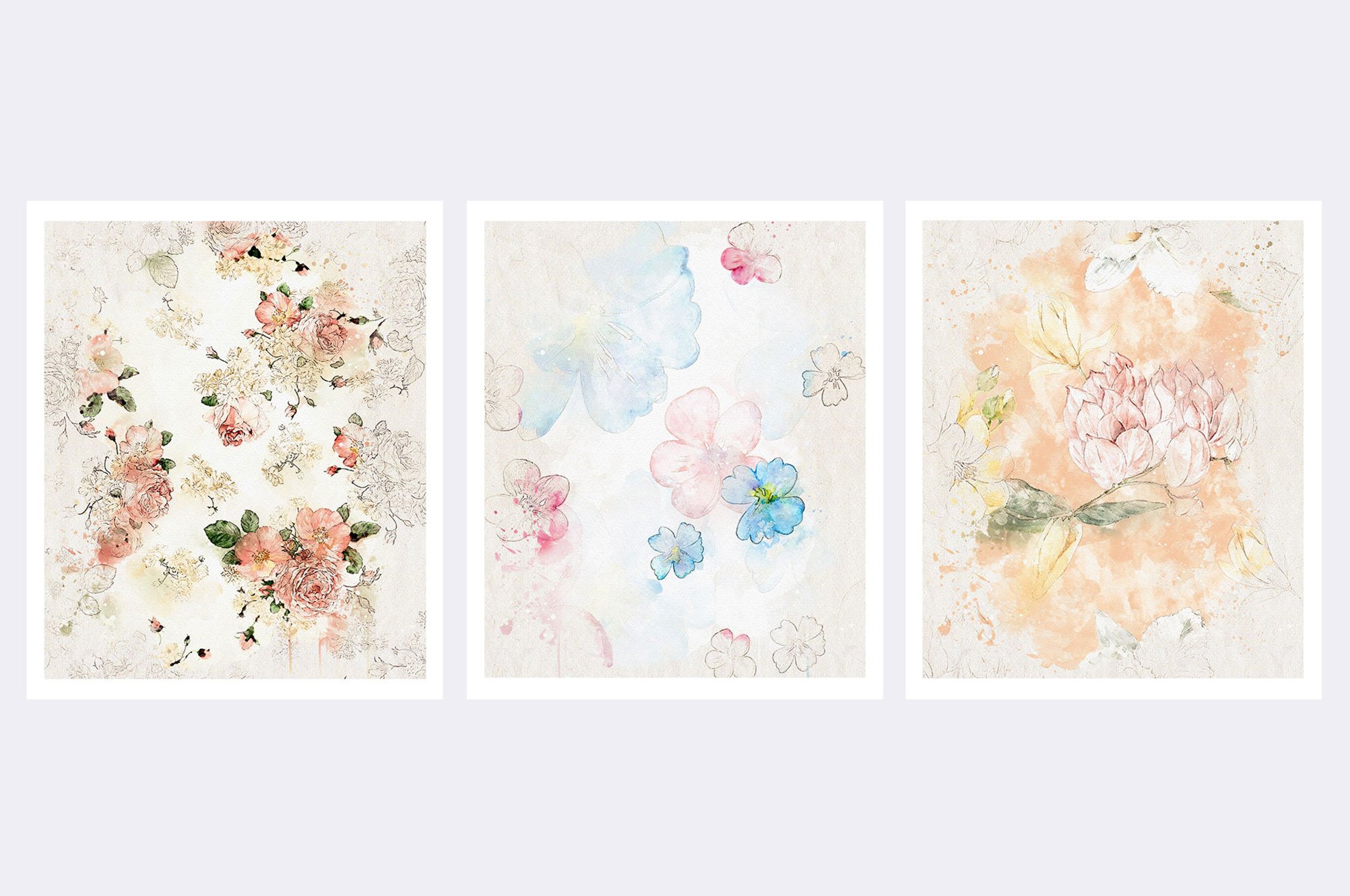 Watercolor Floral Collection 3