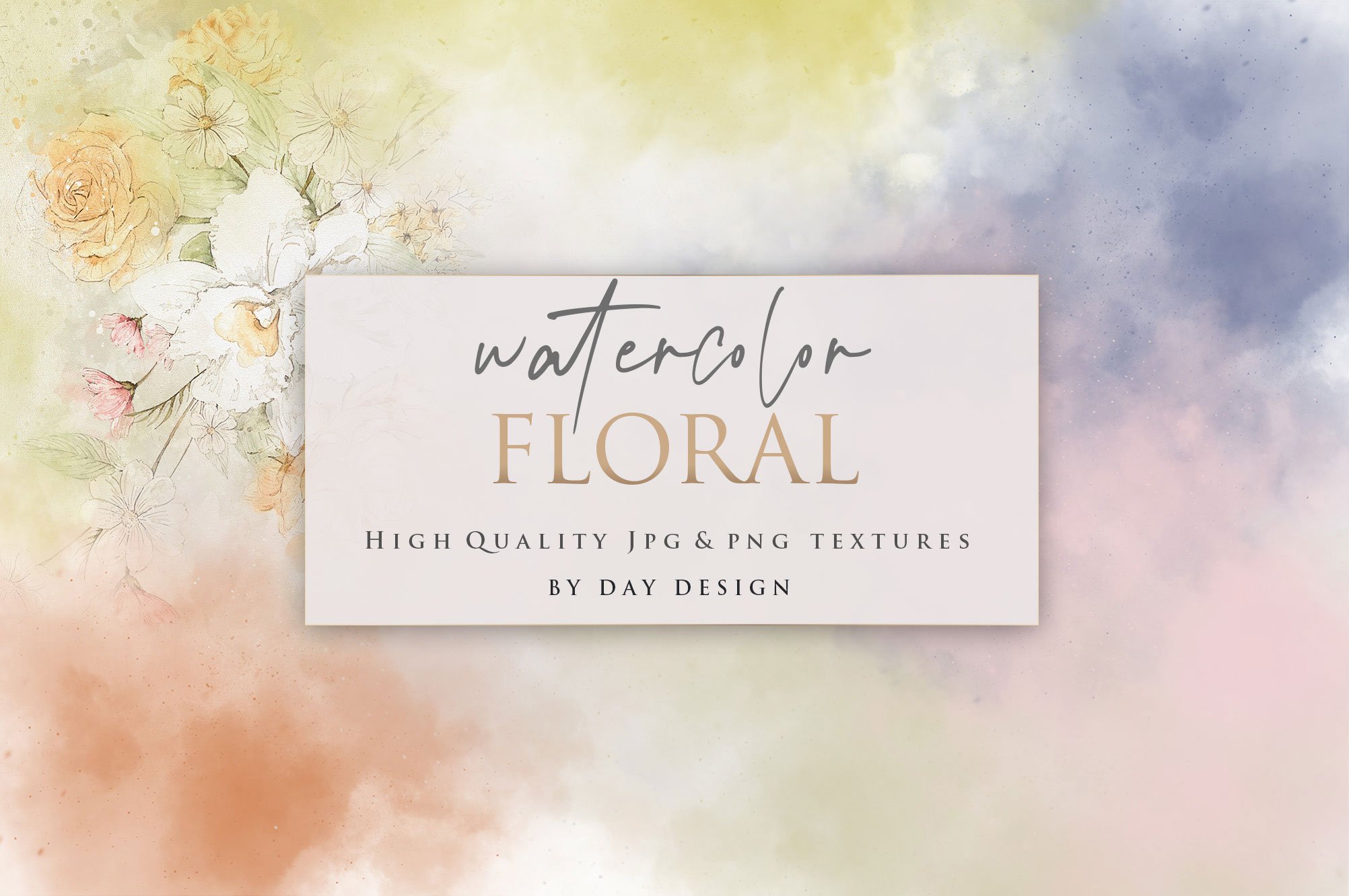 Watercolor Flowers Backgrounds