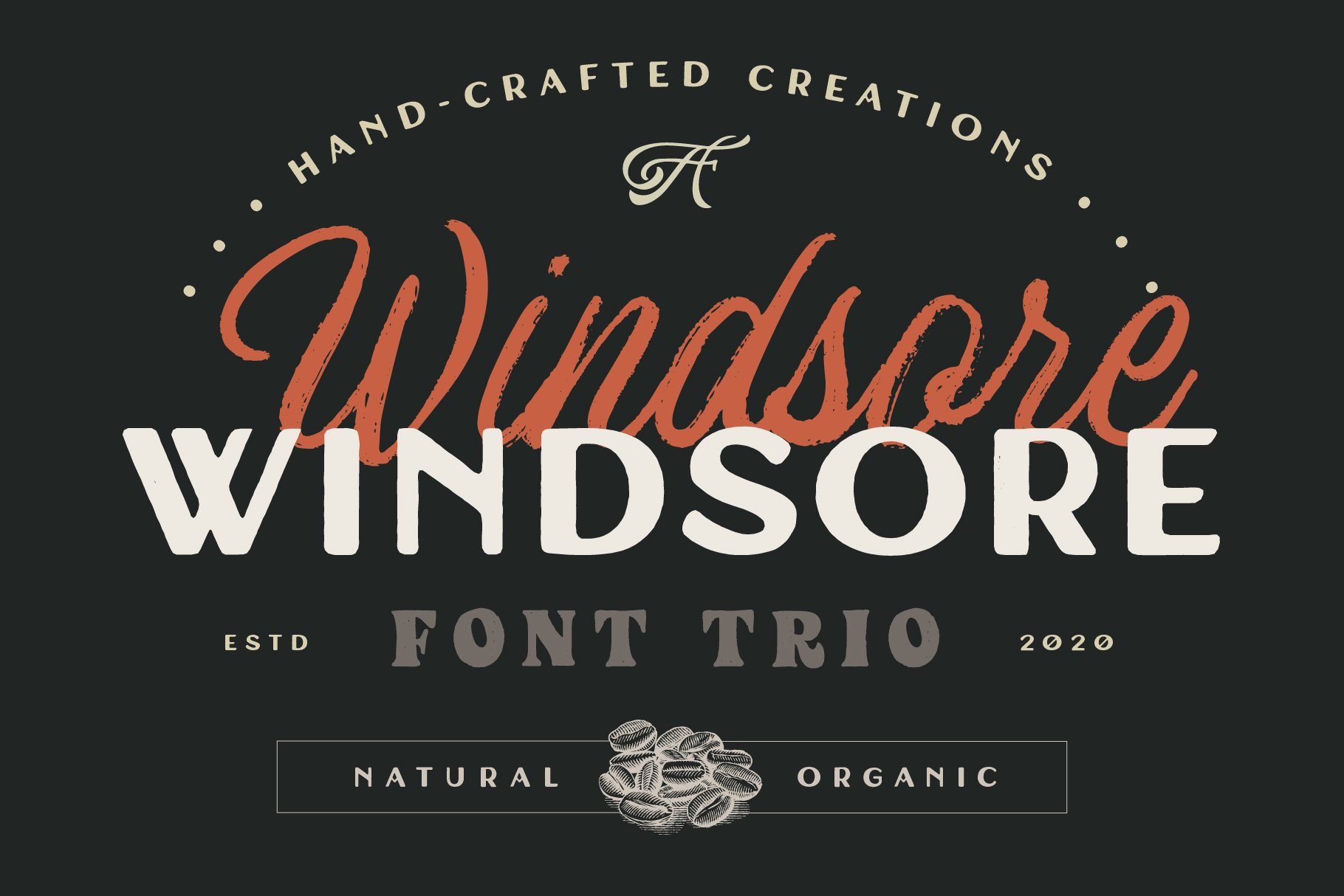 Windsore - Hand Crafted Font Trio