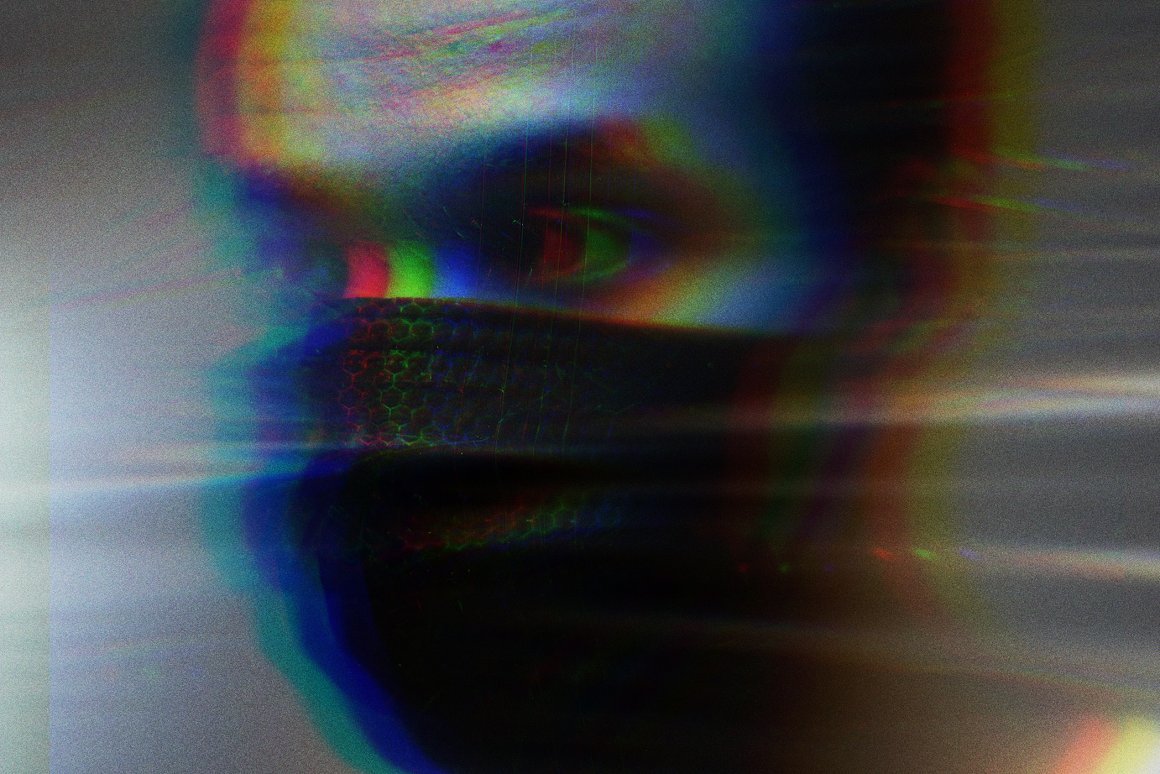 Anaglyph VHS Photo Effect